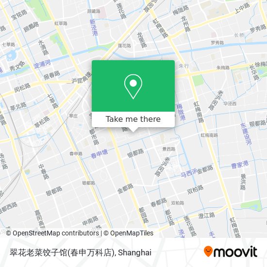 翠花老菜饺子馆(春申万科店) map