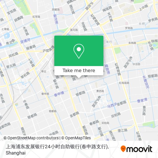 上海浦东发展银行24小时自助银行(春申路支行) map