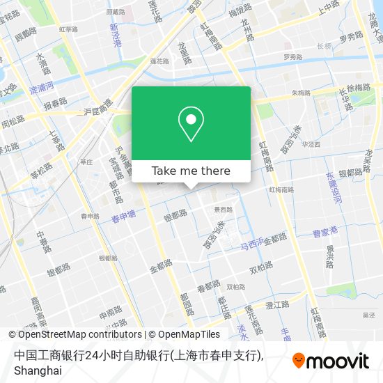 中国工商银行24小时自助银行(上海市春申支行) map