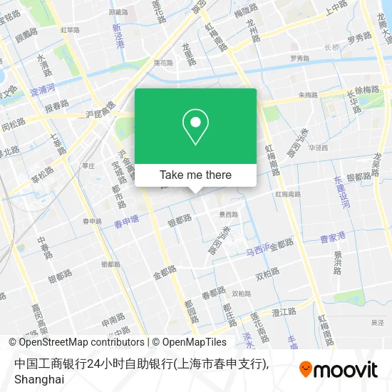 中国工商银行24小时自助银行(上海市春申支行) map