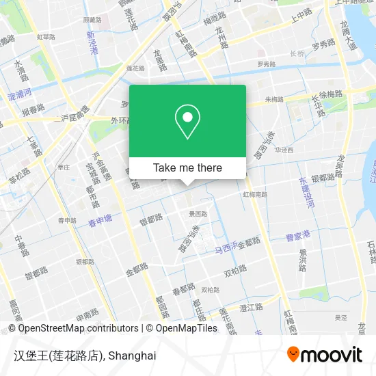 汉堡王(莲花路店) map