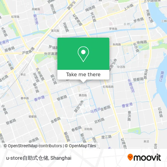 u-store自助式仓储 map