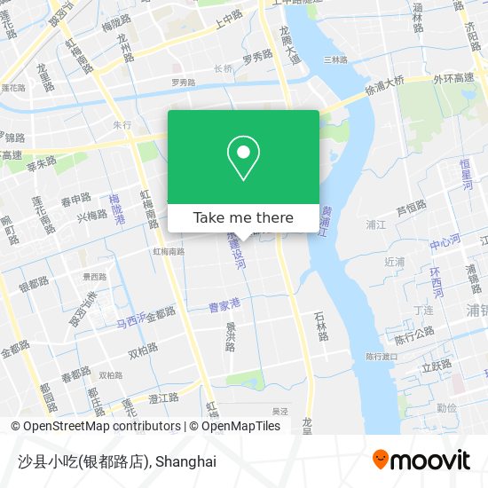 沙县小吃(银都路店) map