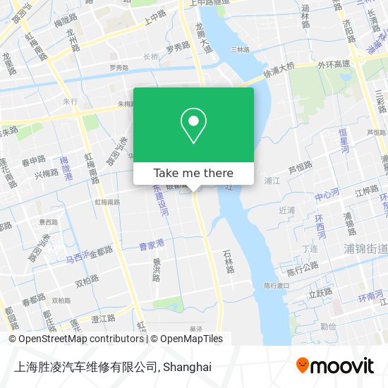 上海胜凌汽车维修有限公司 map