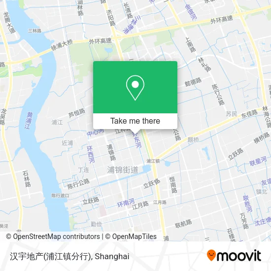 汉宇地产(浦江镇分行) map