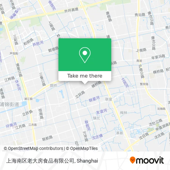 上海南区老大房食品有限公司 map