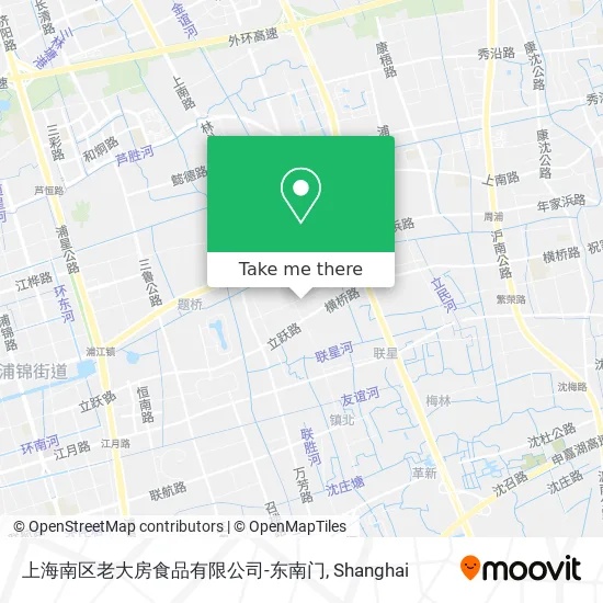 上海南区老大房食品有限公司-东南门 map