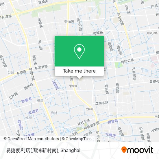易捷便利店(周浦新村南) map