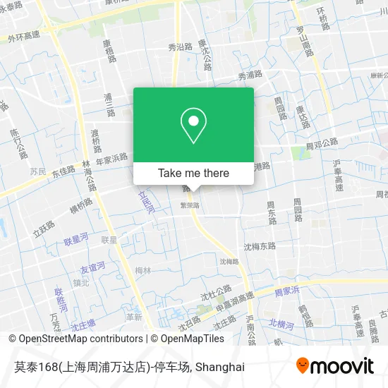 莫泰168(上海周浦万达店)-停车场 map
