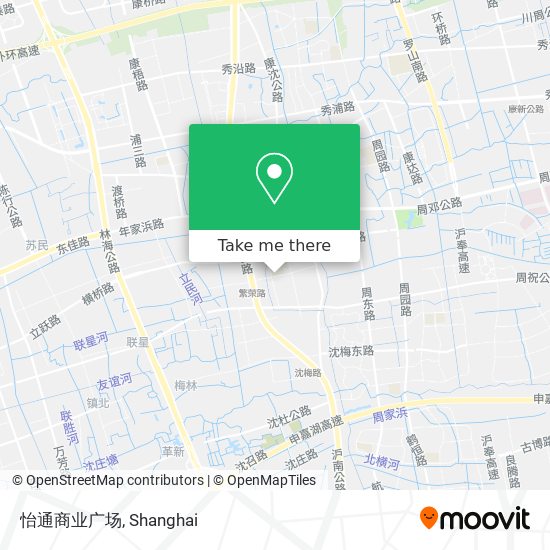 怡通商业广场 map