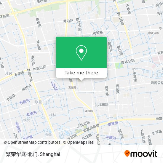 繁荣华庭-北门 map