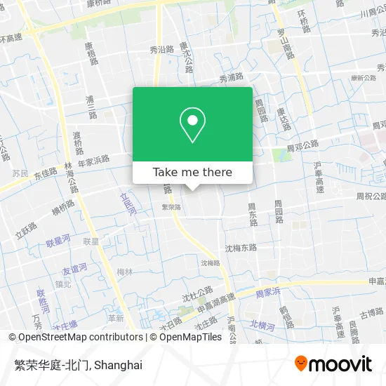 繁荣华庭-北门 map