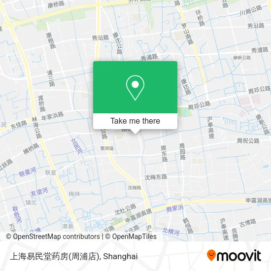 上海易民堂药房(周浦店) map
