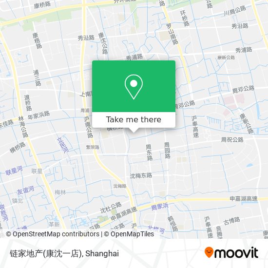 链家地产(康沈一店) map
