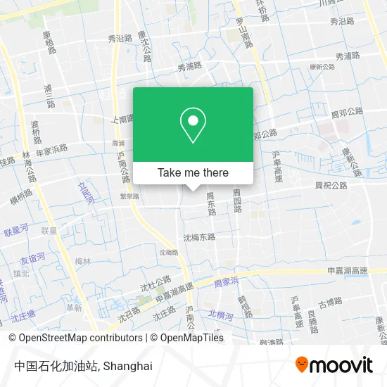 中国石化加油站 map