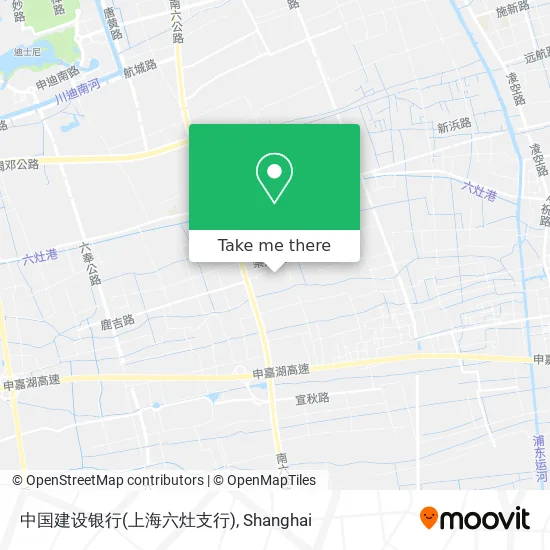 中国建设银行(上海六灶支行) map