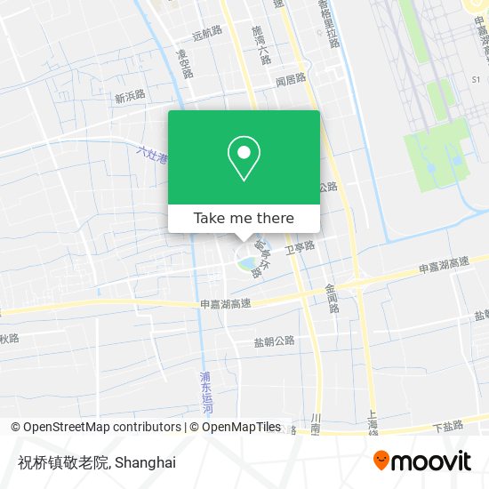 祝桥镇敬老院 map