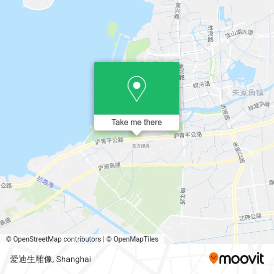 爱迪生雕像 map