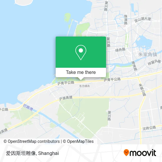 爱因斯坦雕像 map
