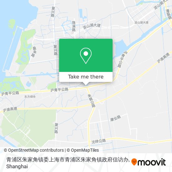 青浦区朱家角镇委上海市青浦区朱家角镇政府信访办 map