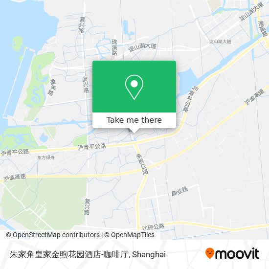 朱家角皇家金煦花园酒店-咖啡厅 map