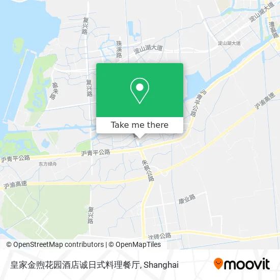 皇家金煦花园酒店诚日式料理餐厅 map