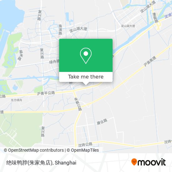 绝味鸭脖(朱家角店) map