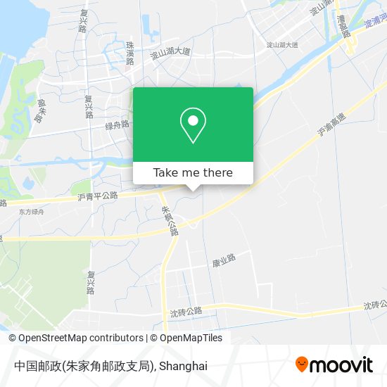 中国邮政(朱家角邮政支局) map
