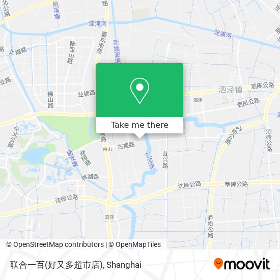 联合一百(好又多超市店) map