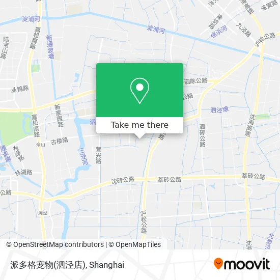 派多格宠物(泗泾店) map