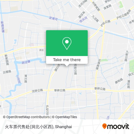 火车票代售处(洞北小区西) map