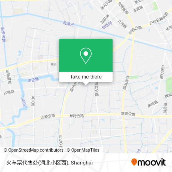 火车票代售处(洞北小区西) map
