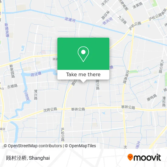 顾村泾桥 map