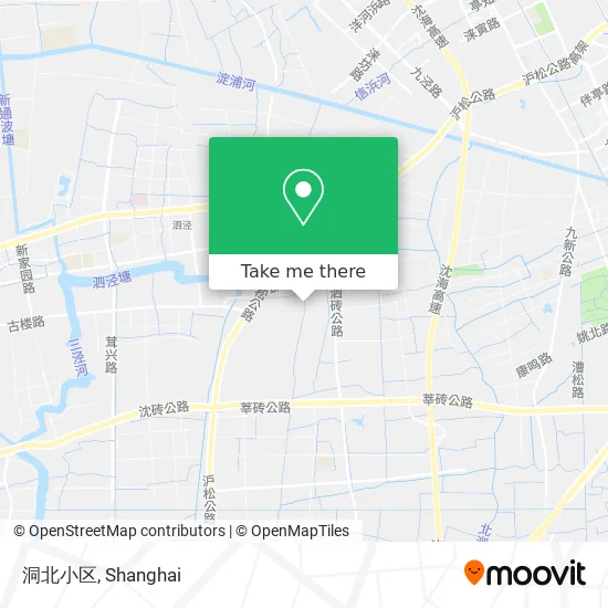 洞北小区 map