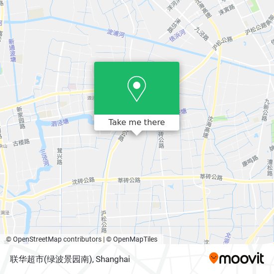 联华超市(绿波景园南) map