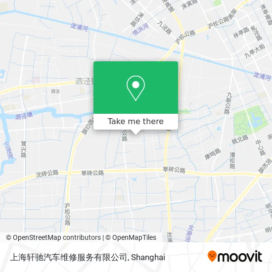 上海轩驰汽车维修服务有限公司 map