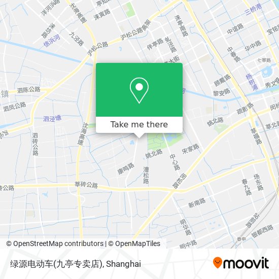 绿源电动车(九亭专卖店) map