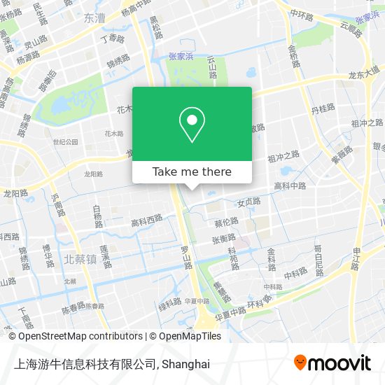 上海游牛信息科技有限公司 map