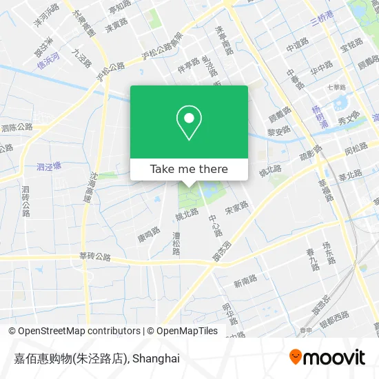 嘉佰惠购物(朱泾路店) map