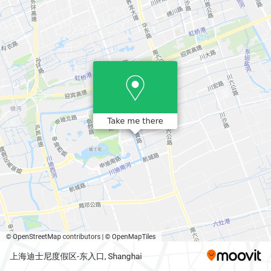 上海迪士尼度假区-东入口 map