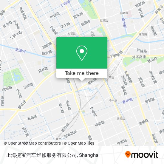 上海捷宝汽车维修服务有限公司 map