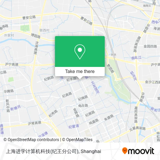 上海进学计算机科技(纪王分公司) map
