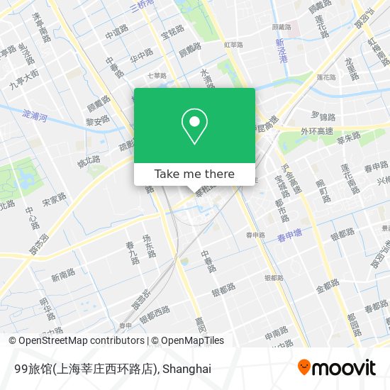 99旅馆(上海莘庄西环路店) map