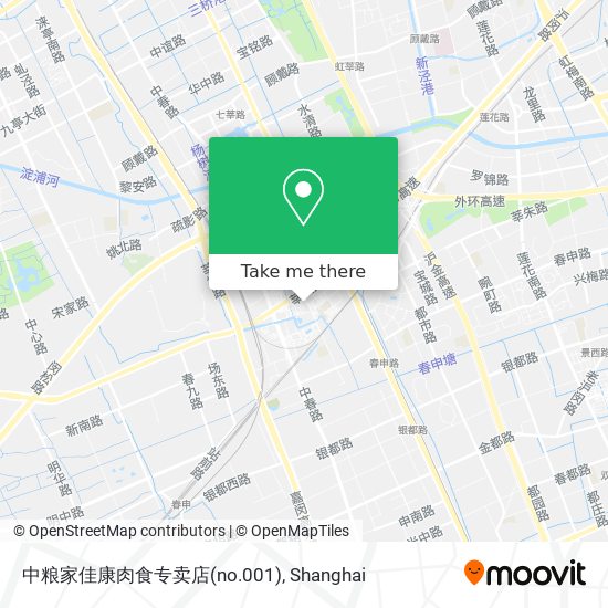 中粮家佳康肉食专卖店(no.001) map
