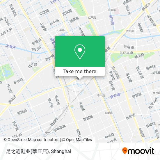 足之霸鞋业(莘庄店) map