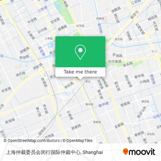 上海仲裁委员会闵行国际仲裁中心 map