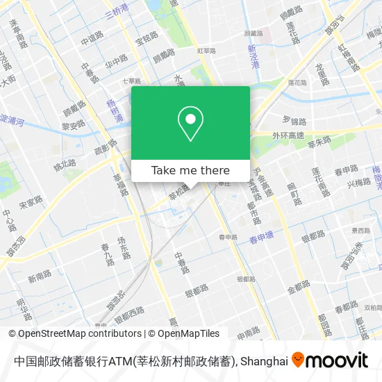 中国邮政储蓄银行ATM(莘松新村邮政储蓄) map