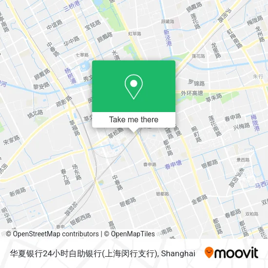 华夏银行24小时自助银行(上海闵行支行) map