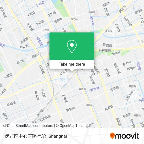 闵行区中心医院-急诊 map
