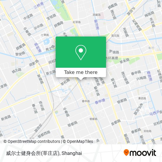 威尔士健身会所(莘庄店) map